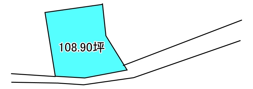 庄内町3丁目　売土地の区画図