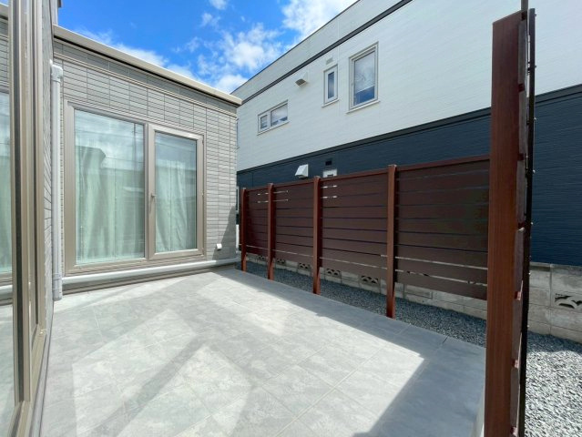 西野10条7丁目　戸建の庭