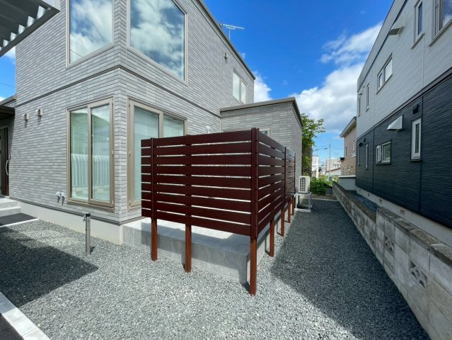 西野10条7丁目　戸建の庭