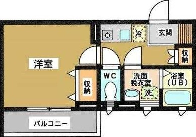 メゾンパークスの間取り