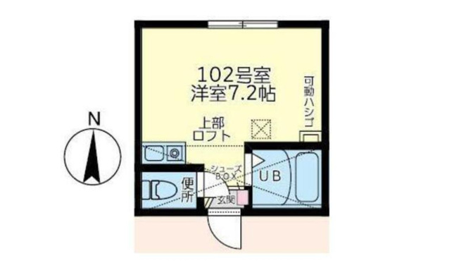 【間取り】 | ユナイト山手ヴィットーリオ