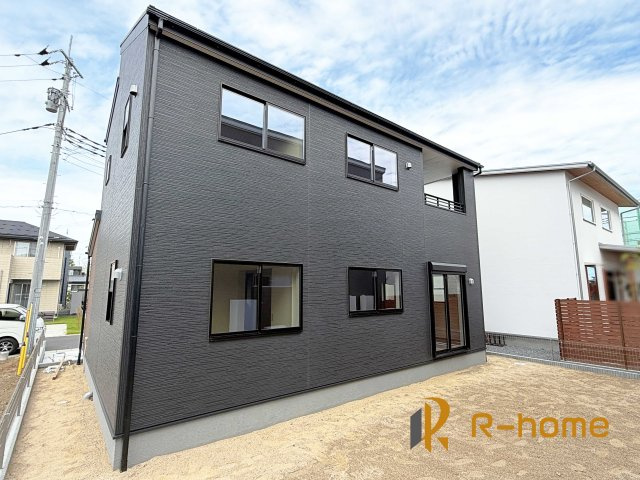 ひたちなか市東石川第13　新築戸建て　5号棟の外観|建物完成いたしました！ご予約で『平日』や『夕方』などでもご見学可能です！