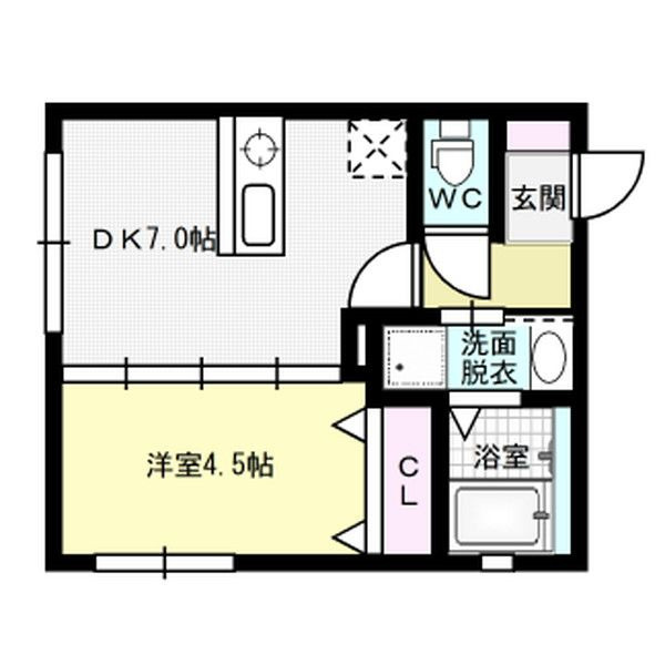 KAP六本松の間取り