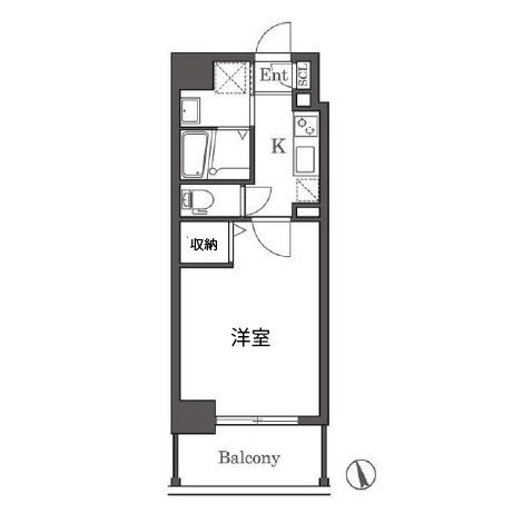 レブリアント清川の間取り