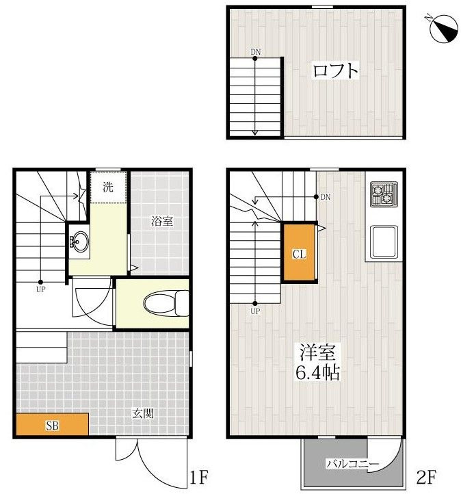 Mi Casita薬院の間取り