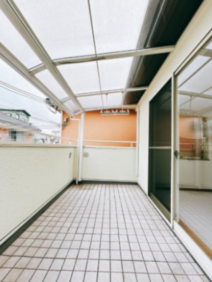 神戸市垂水区福田2丁目のバルコニー