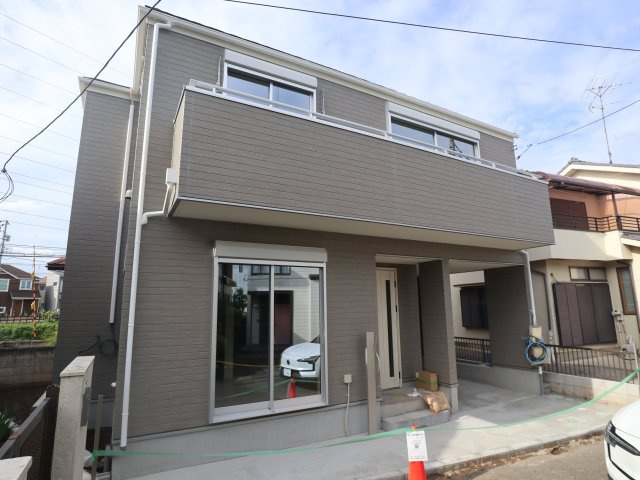 《仲介手数料無料》見沼区大字小深作682-1(全1戸)新築一戸建てサニータウンの外観|撮影日 2025年7月14日 16:15 晴れ