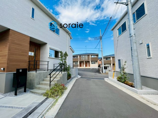 川越市的場全6棟の前面道路含む現地写真|10/23　撮影