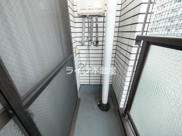 玉造クローバーハイツのバルコニー|バルコニー付きです