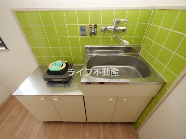 玉造クローバーハイツのキッチン|使いやすいキッチンです