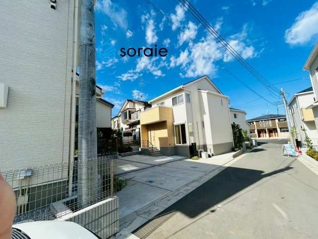 川越市的場全6棟の前面道路含む現地写真|10月23日撮影。