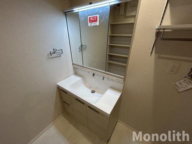 グランメゾン高師浜の独立洗面台