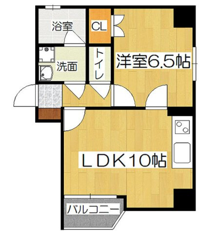京都市山科区東野百拍子町　収益マンションの間取り