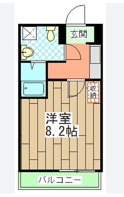 京都市右京区西院乾町　収益マンションの間取り