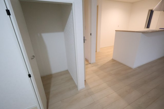 《仲介手数料無料》上尾市大字上尾下818-1新築一戸建てクレイドルガーデンの収納|撮影日 2025年9月1日 18:20 晴れ