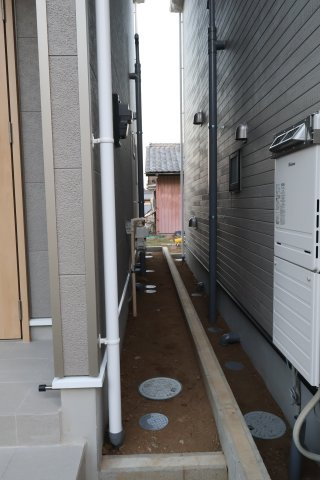 《仲介手数料無料》上尾市大字上尾下818-1新築一戸建てクレイドルガーデンの外観|撮影日 2025年9月1日 18:20 晴れ