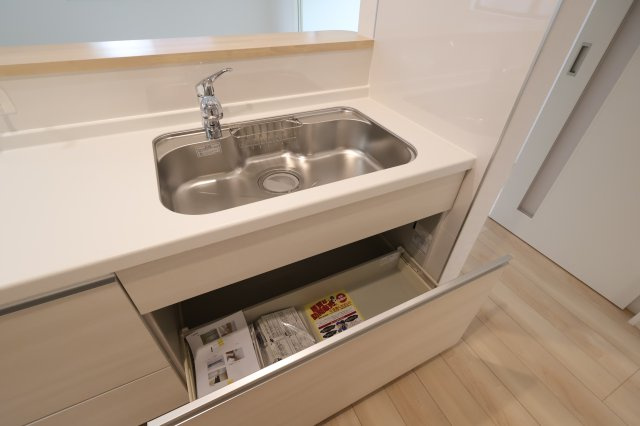 【キッチン】 | 《仲介手数料無料》岩槻区大字表慈恩寺1420-53(全1戸)新築一戸建てクレイドルガーデン | 撮影日 2025年9月18日 16:40 晴れ