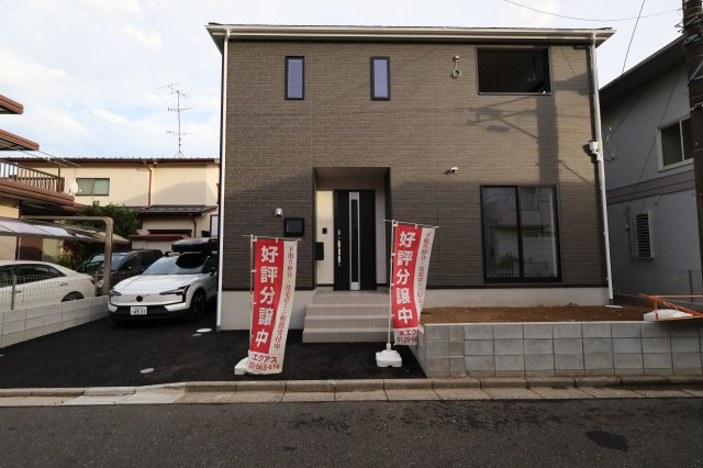 【外観】 | 《仲介手数料無料》岩槻区大字表慈恩寺1420-53(全1戸)新築一戸建てクレイドルガーデン | 撮影日 2025年9月18日 16:40 晴れ