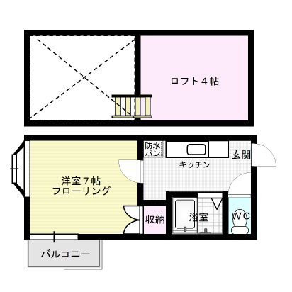 ファミール吉塚の間取り