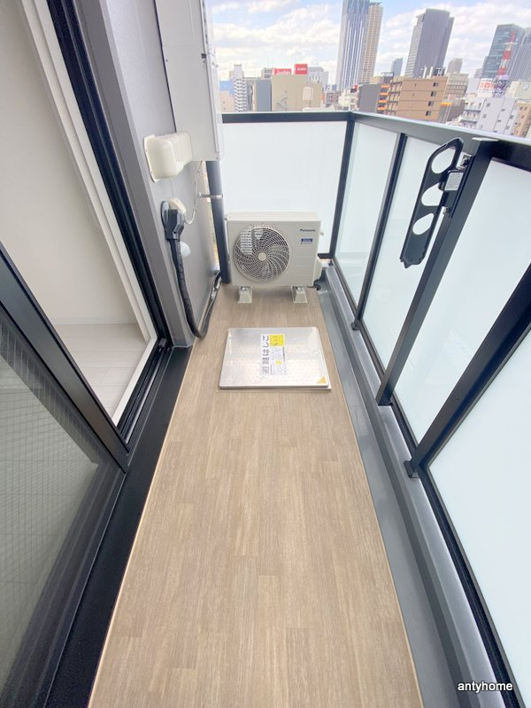 アドバンス難波南ノエル　仲介手数料無料のバルコニー