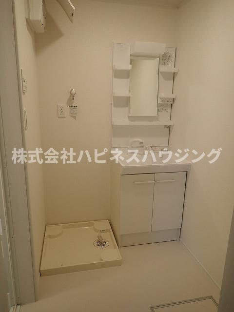 ボヌールメゾンAの独立洗面台