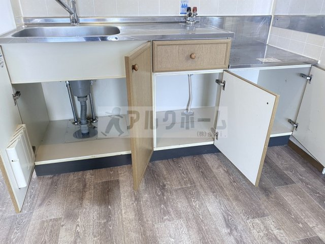 ニューリバーサイド八尾南D棟のキッチン