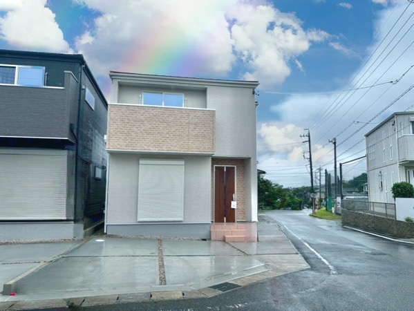 リーブルガーデン豊田市宝来町　全2棟　新築戸建の前面道路含む現地写真