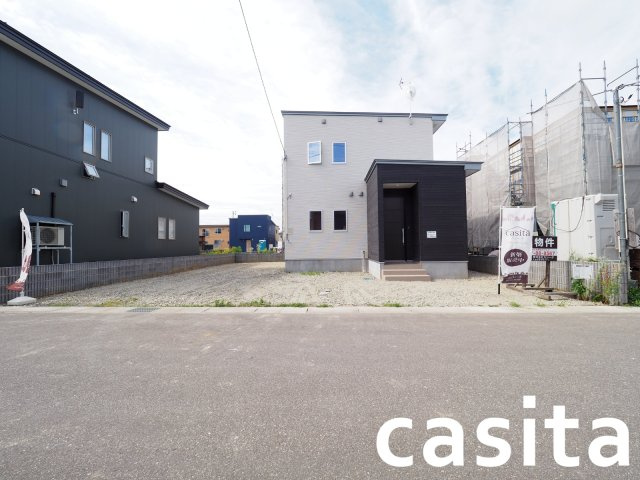 【外観】 | 【 新築建売住宅 】横手市八幡字長者町No50 横手北小学校区のオール電化 3LDK