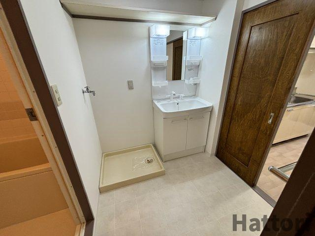 ガーデンヒルズの独立洗面台