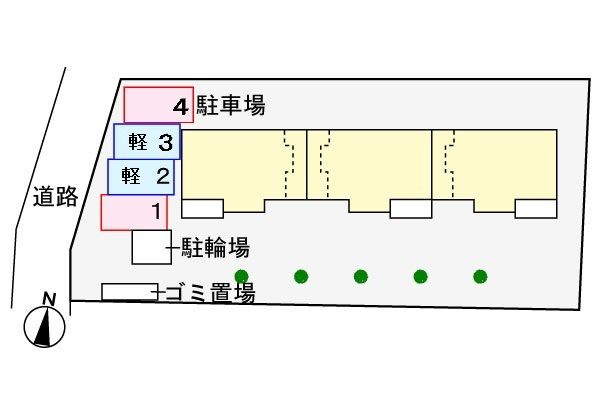 ボナールの駐車場|駐車場