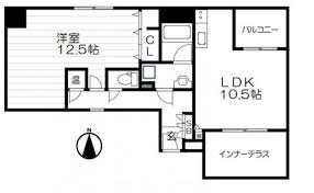 【間取り】 | ペルル西長堀