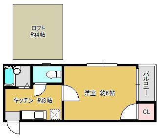 長島コーポの間取り