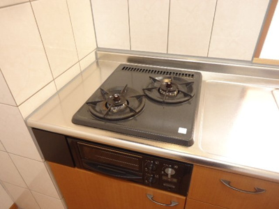 【キッチン】 | サンクチュアリⅤ | ２口ガスコンロ