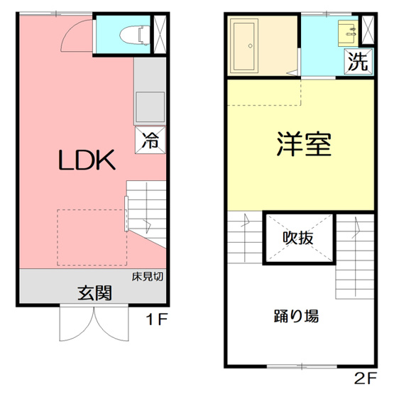 【間取り】 | ＴＳＵＢＡＮＡ　Ｅ棟