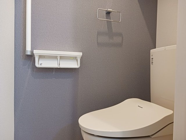 ベルフラワーＡのトイレ|落ち着いたトイレです