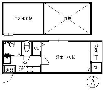 ポラリス室見の間取り