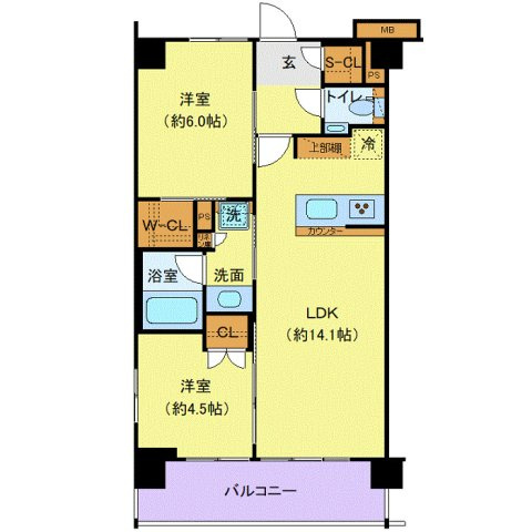 ジェノヴィア赤羽の間取り