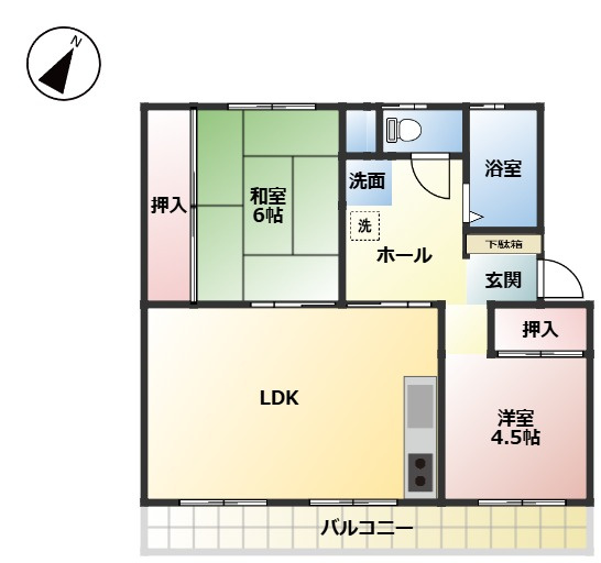 【間取り】 | 新宿団地9号棟　中古マンション