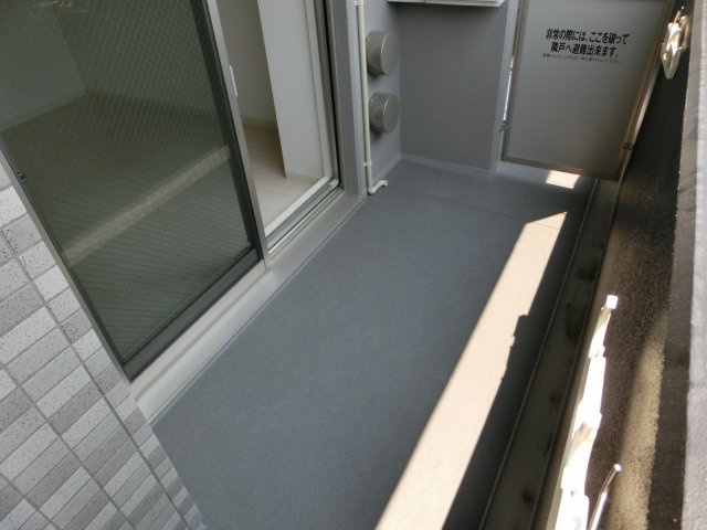 エスリード阿波座レジデンスのバルコニー