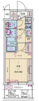 プレサンス東小橋エレディータの間取り