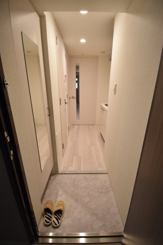 エスリード弁天町グランツの玄関