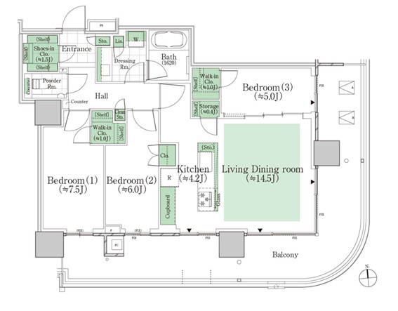 SKY DUO PARK VILLAGE T棟 42階