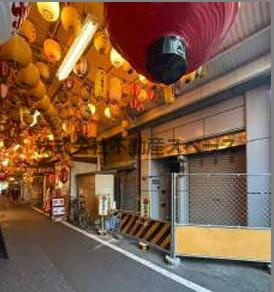 大阪市北区池田町の店舗一部の外観