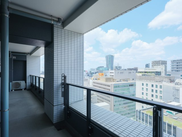テラス渋谷美竹のバルコニー