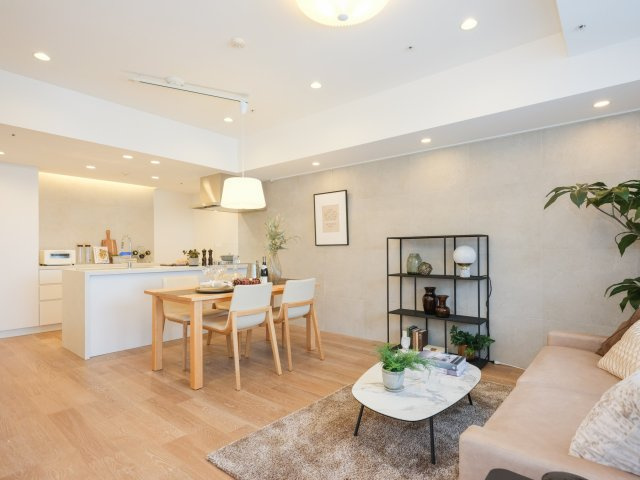 テラス渋谷美竹の居間・リビング