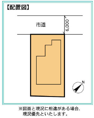 野田市日の出町　中古戸建　平成7年築の区画図|区画図