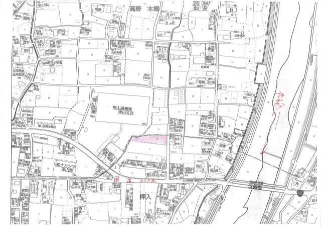 津山市押入　売地　434坪
