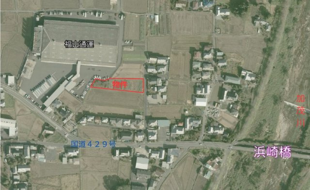 津山市押入　売地　434坪の地図