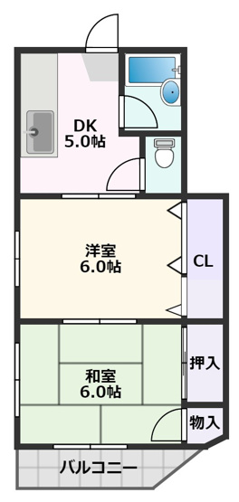 【間取り】 | 第6マンション