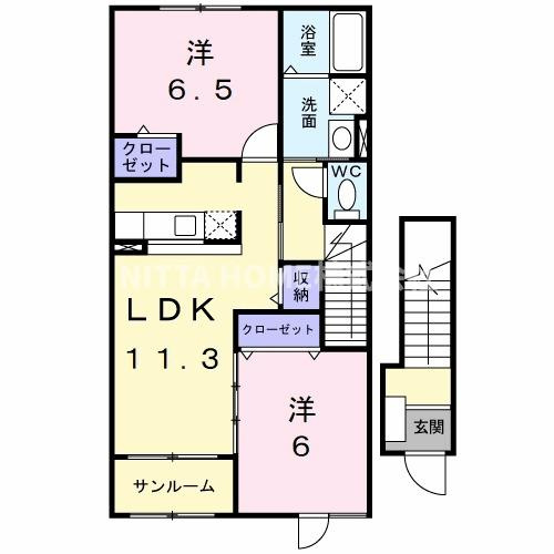 京丹後市峰山町杉谷のアパート